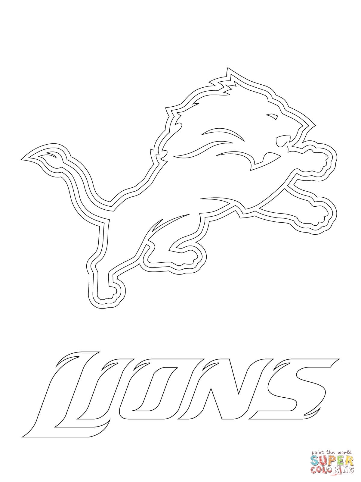 Broncos Football Coloring Pages