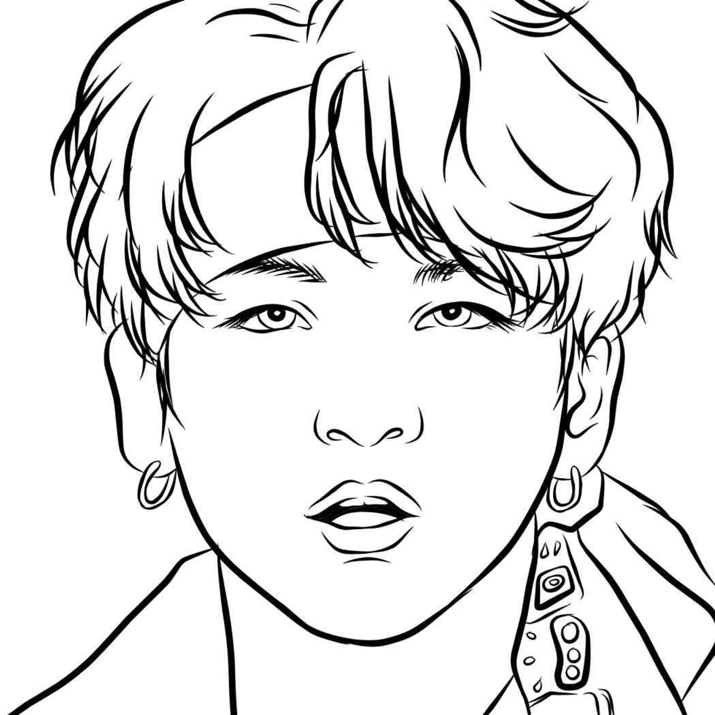 Kpop Coloring Pages