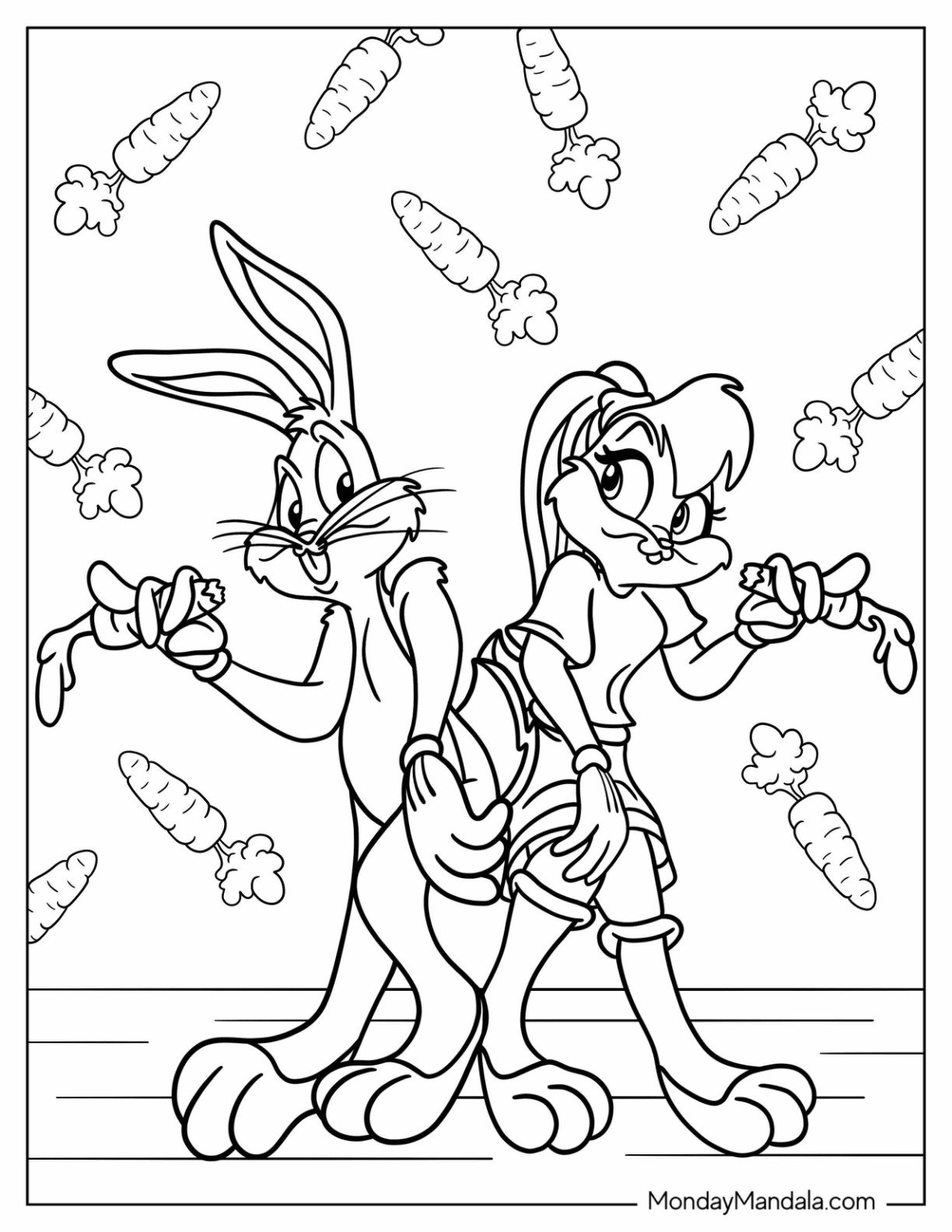 Lola Bunny Coloring Pages