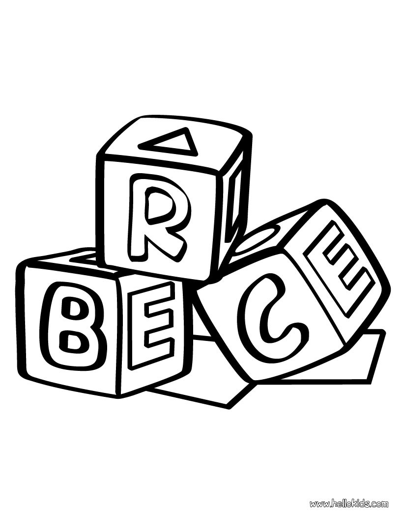 Big Block Coloring Pages