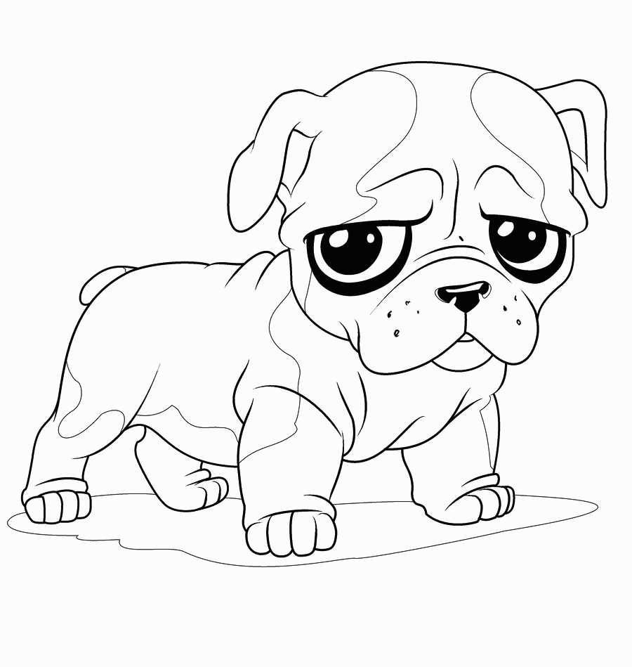 Bulldog Coloring Pages