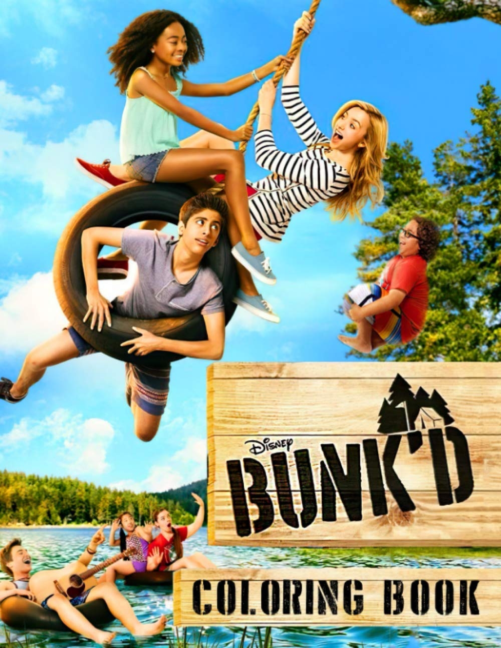 Bunk D Coloring Book Leave All Your Stress Behind With Fun Activity Book For Learning Playing
