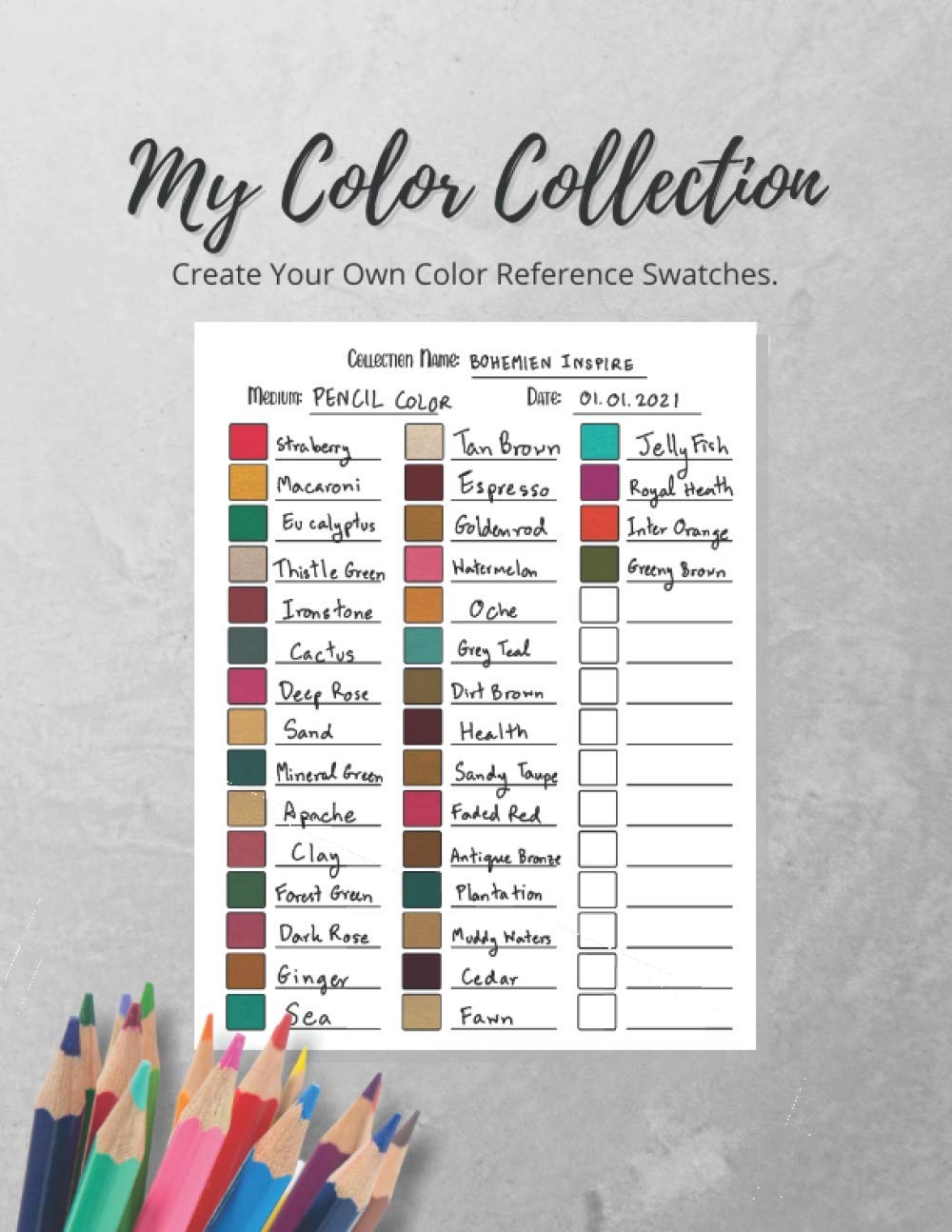 Buy My Color Swatch Collection Create Your Own Color Reference Swatches Online At DesertcartINDIA