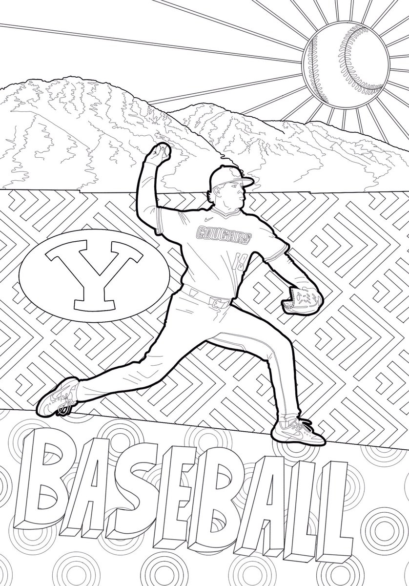 Byu Coloring Pages Coloring Pages