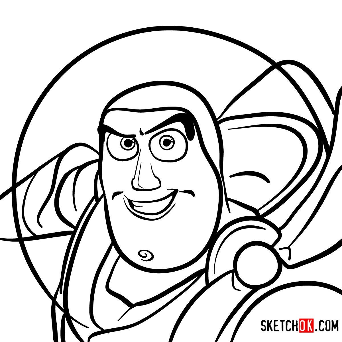 Cabeza De Buzz Lightyear Para Colorear Imprimir E Dibujar Vlr Eng Br