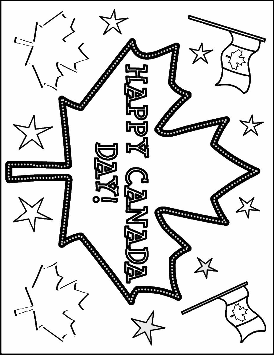 Canada Day Coloring Pages