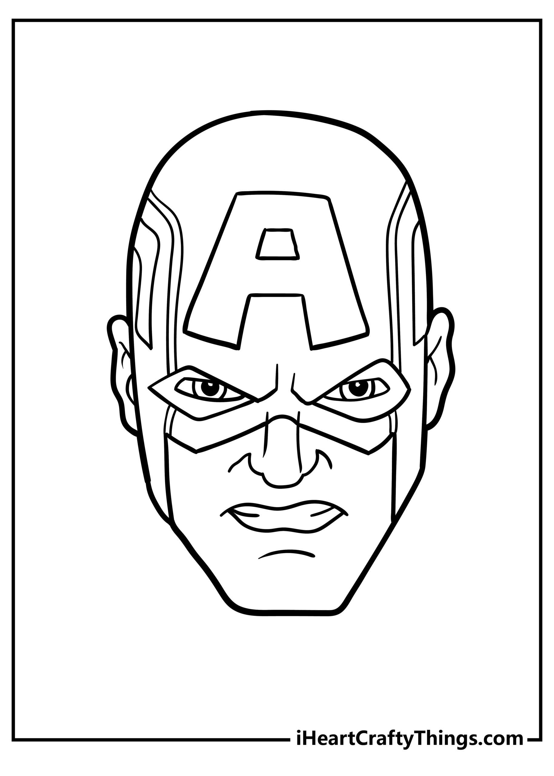Captain America A Template At Vancoltenblog Blog