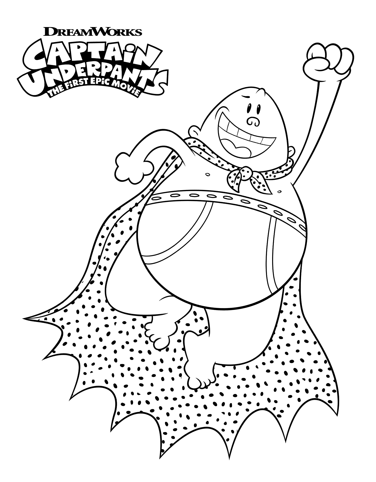 Captain Underpants Coloring Pages Best Coloring Pages For Kids