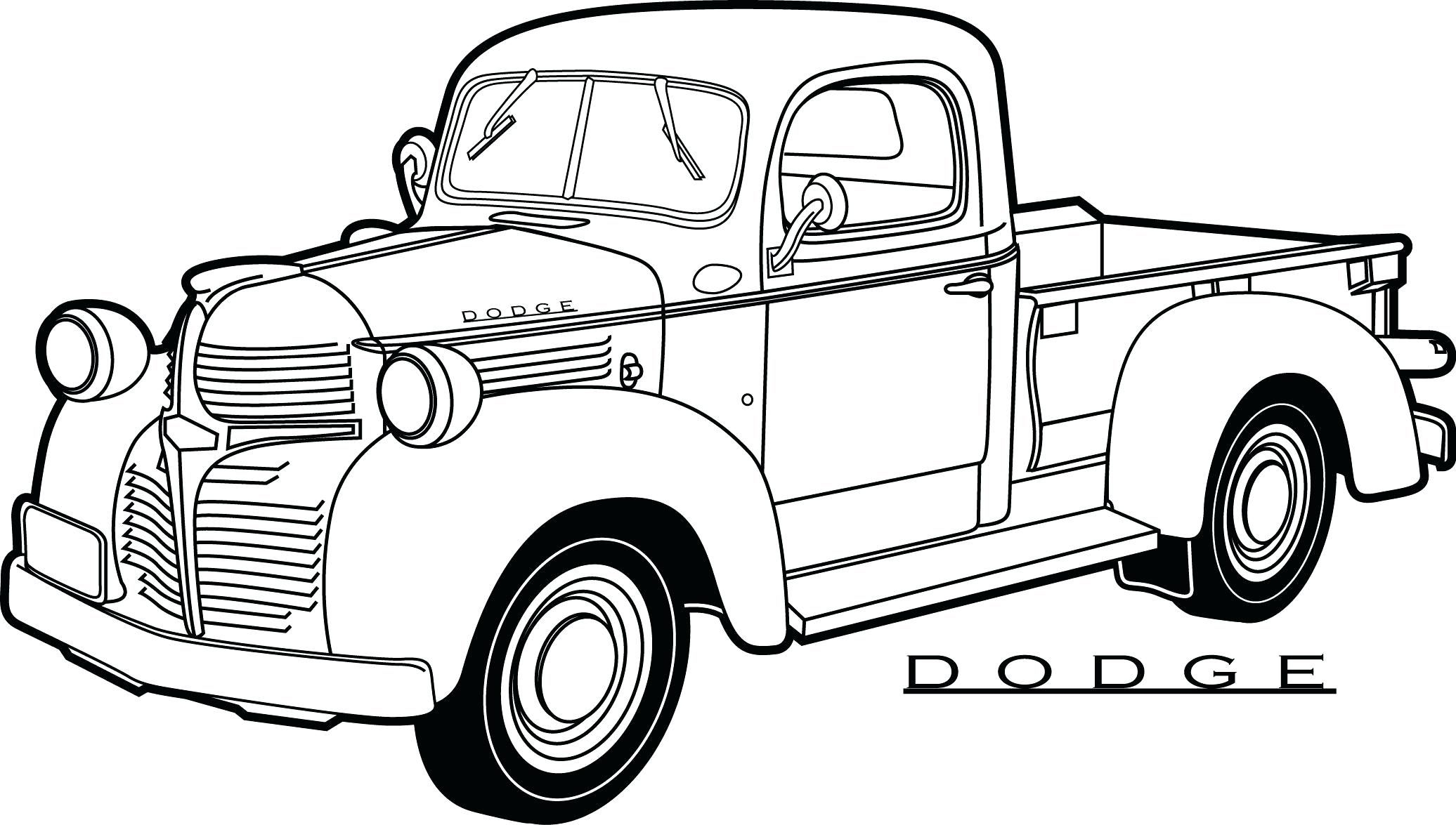 Coloring Pages Trucks And Cars