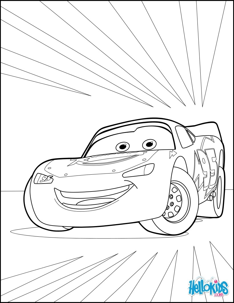 Coloring Pages Cars 3