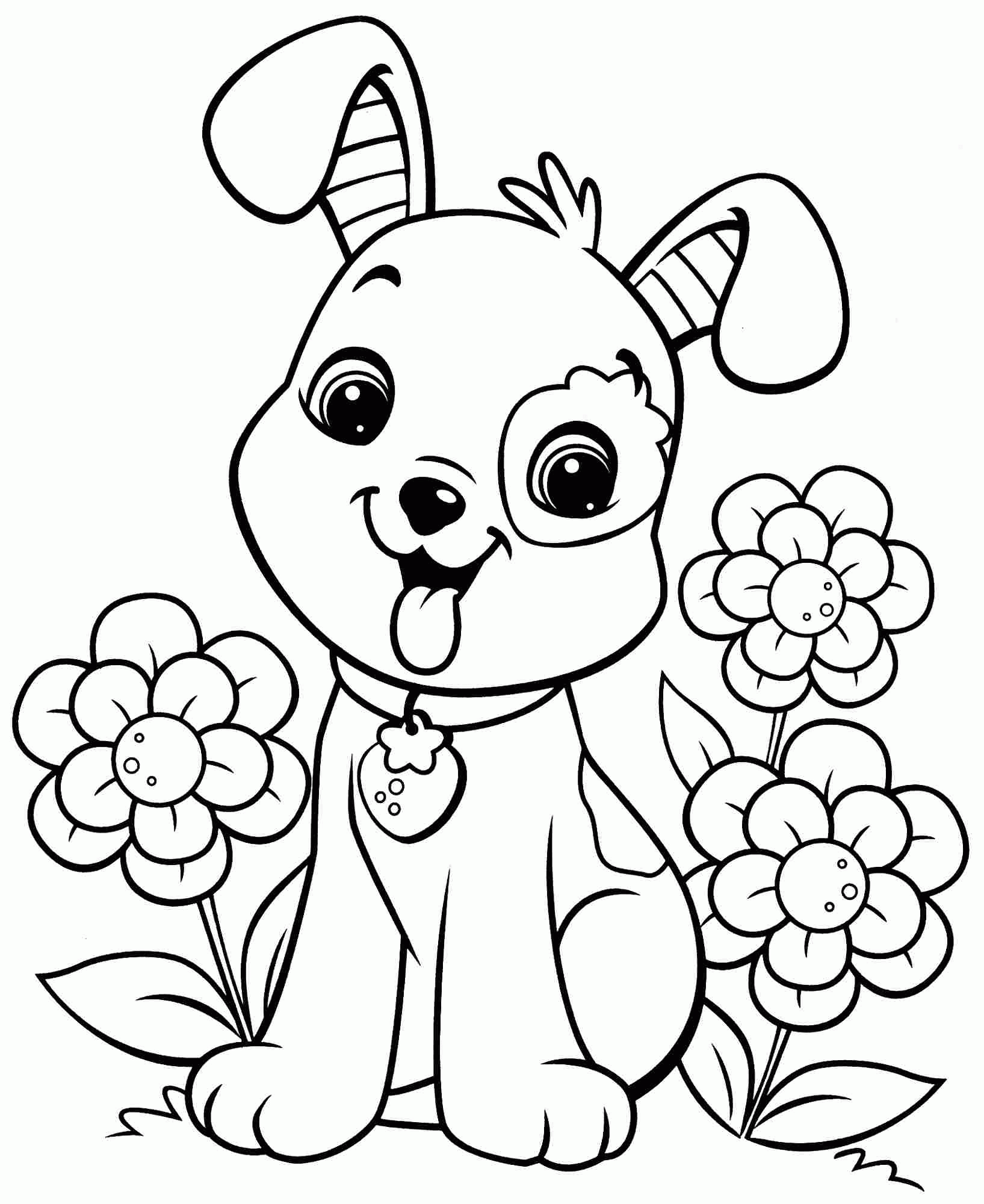 Cartoon Coloring Page