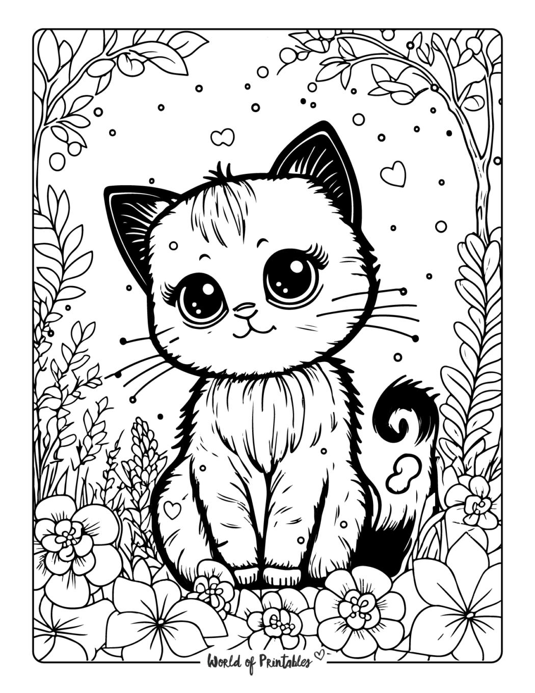 Kitten Color Page
