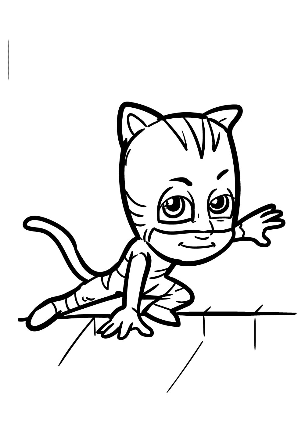 Catboy Coloring Pages