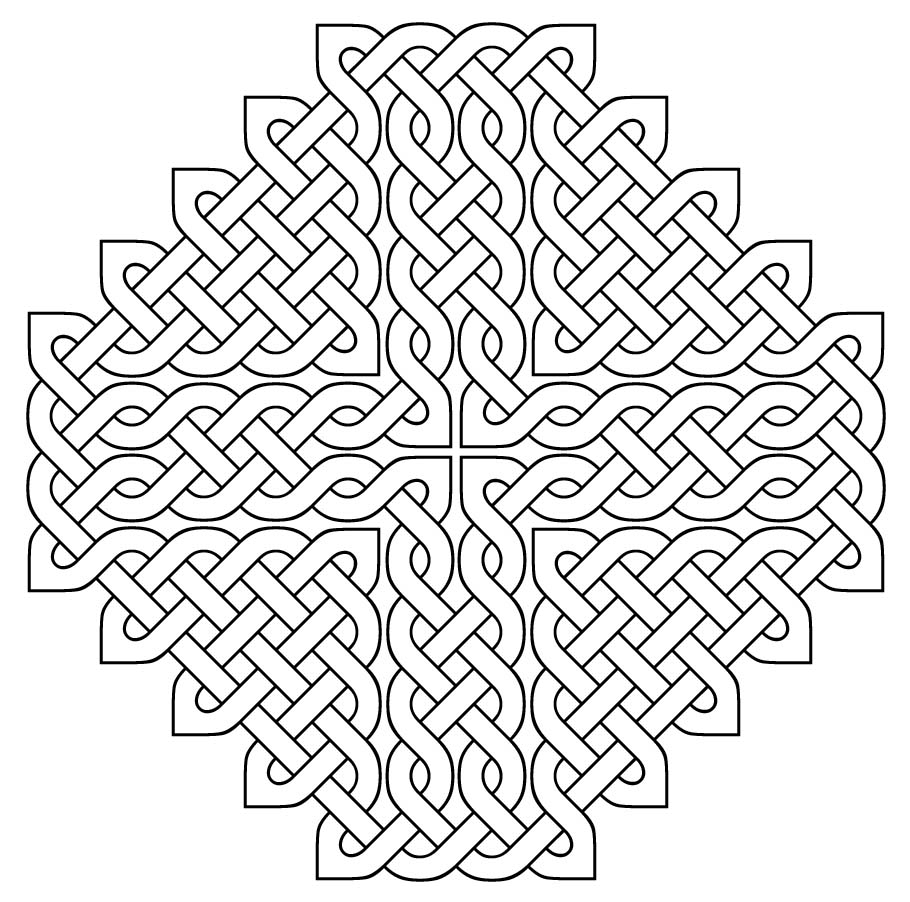 Celtic Knotwork Coloring Pages