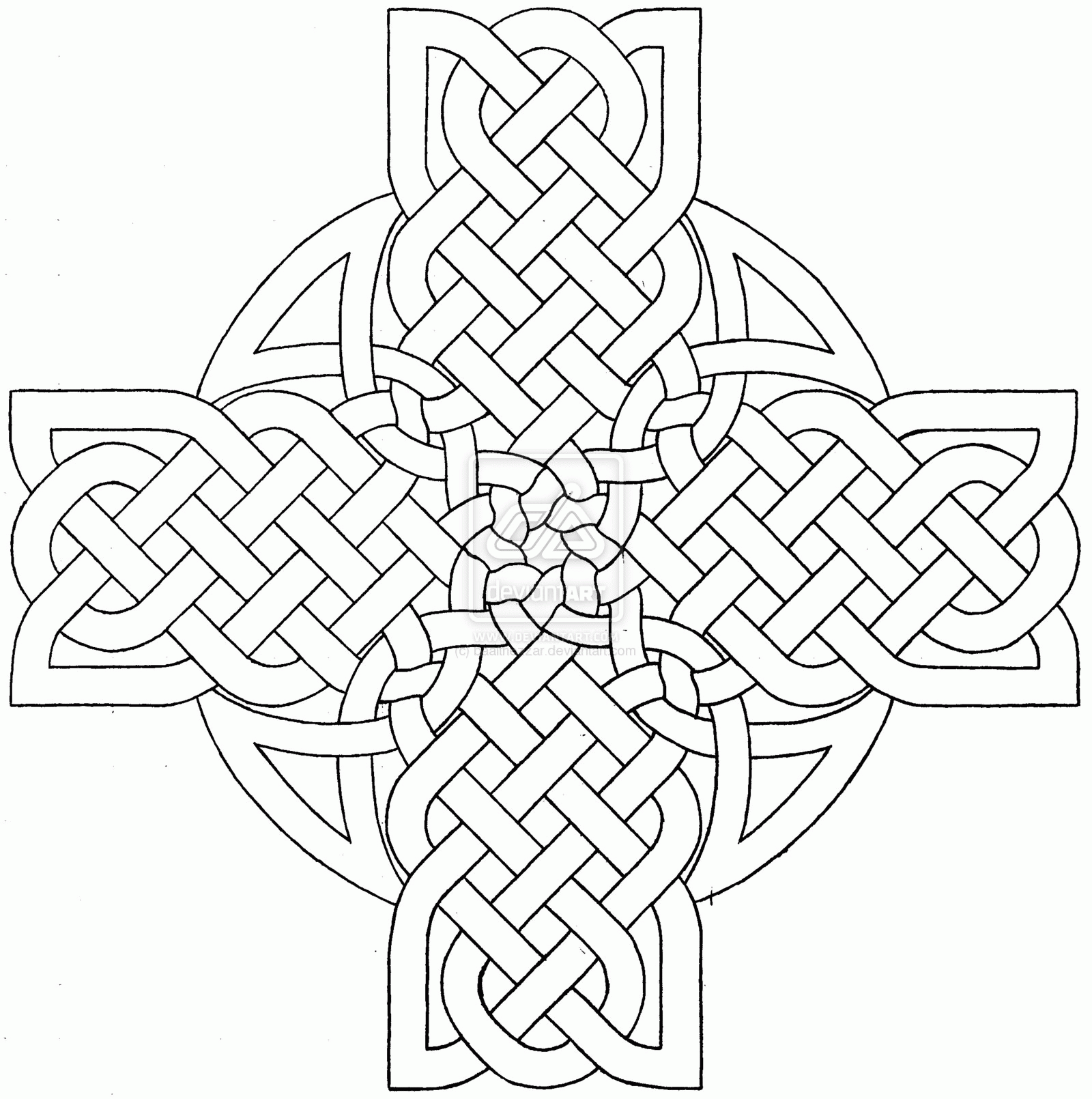 Celtic Mandala Coloring Pages