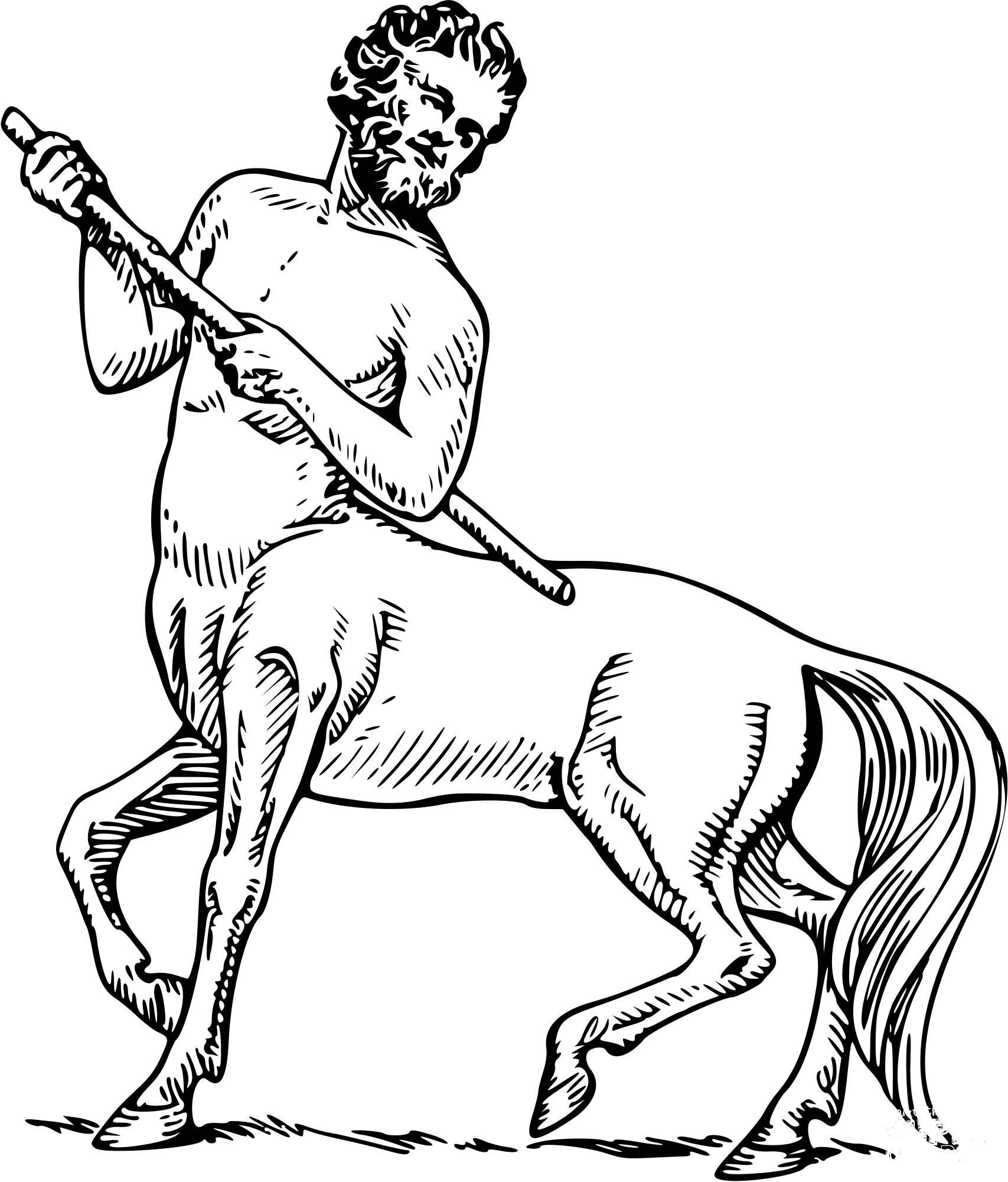 Centaur Coloring Page ColouringPages