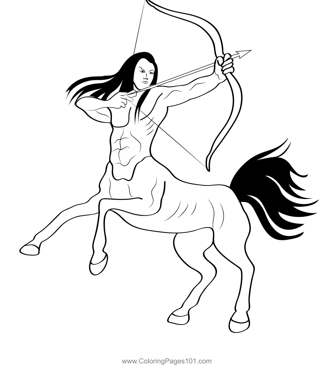 Centaur Coloring Pages