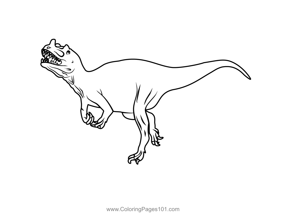 Ceratosaurus Coloring Page For Kids Free Dinosaurs Printable Coloring Pages Online For Kids