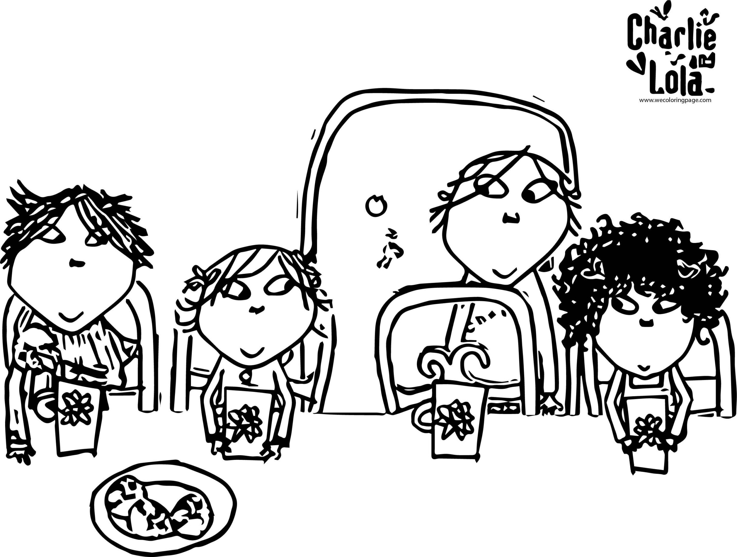 Charlie And Lola Coloring Page 28 Wecoloringpage