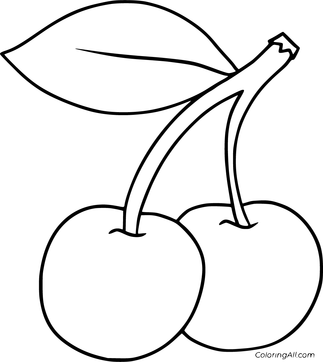 Cherry Coloring Pages 29 Free Printables ColoringAll