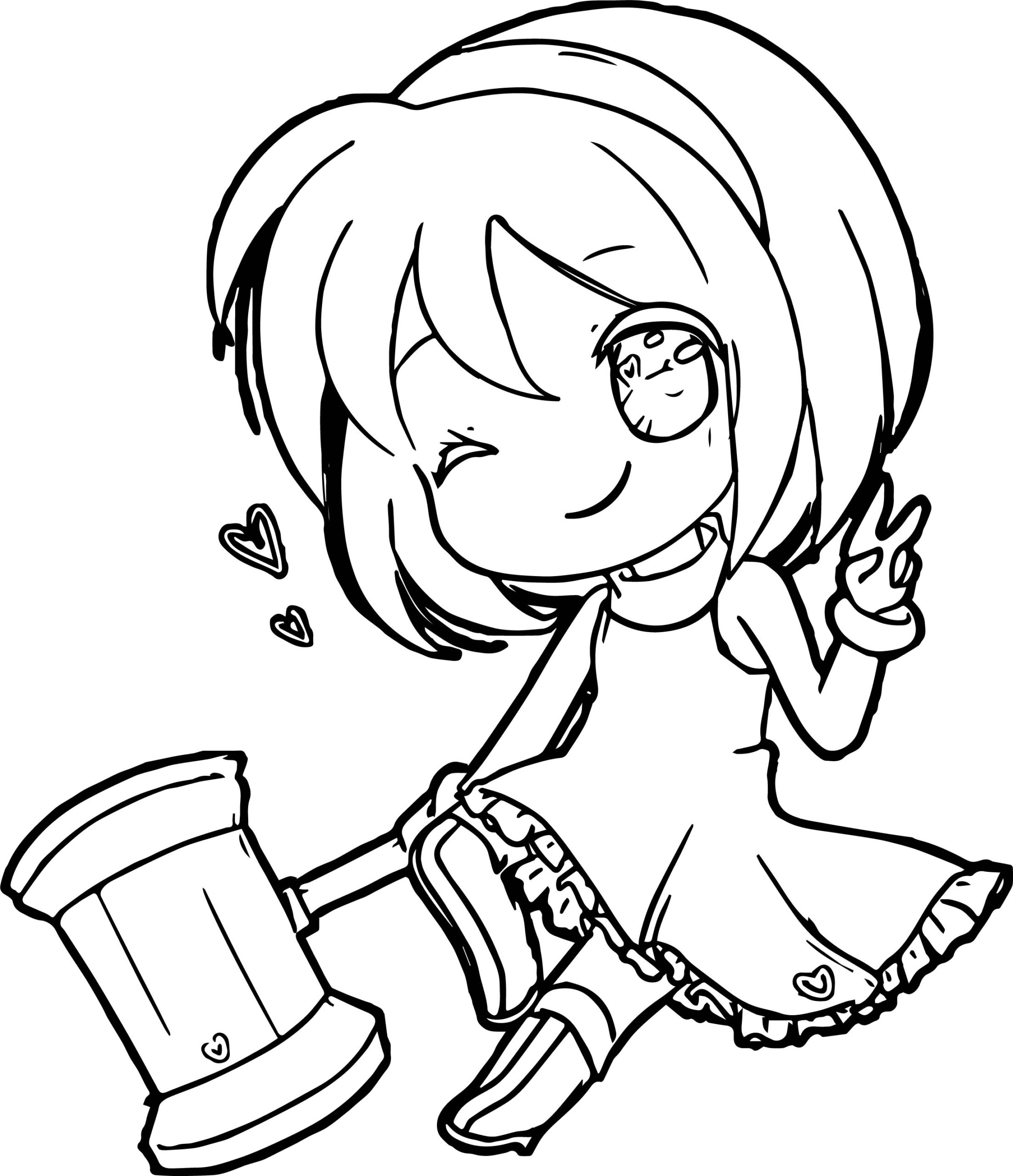 Coloring Pages Chibi