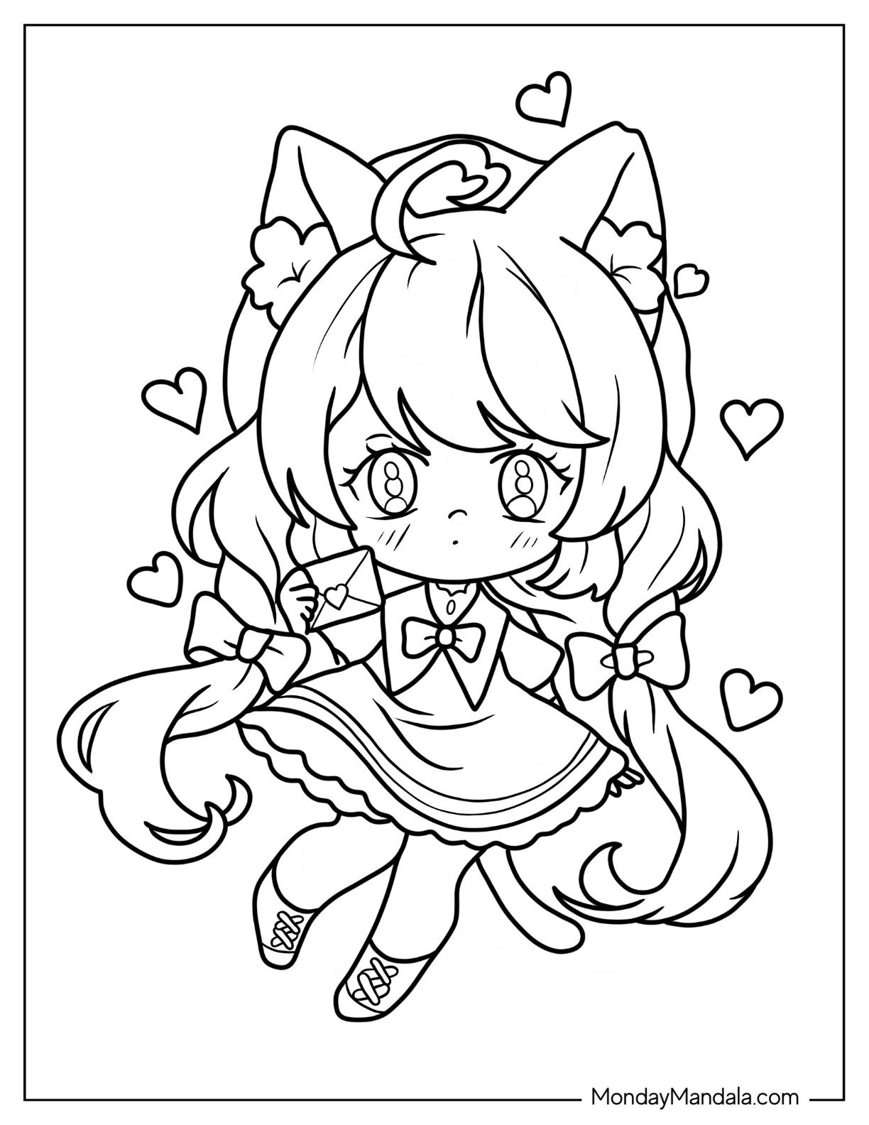 Chibi Instagram Coloring Pages