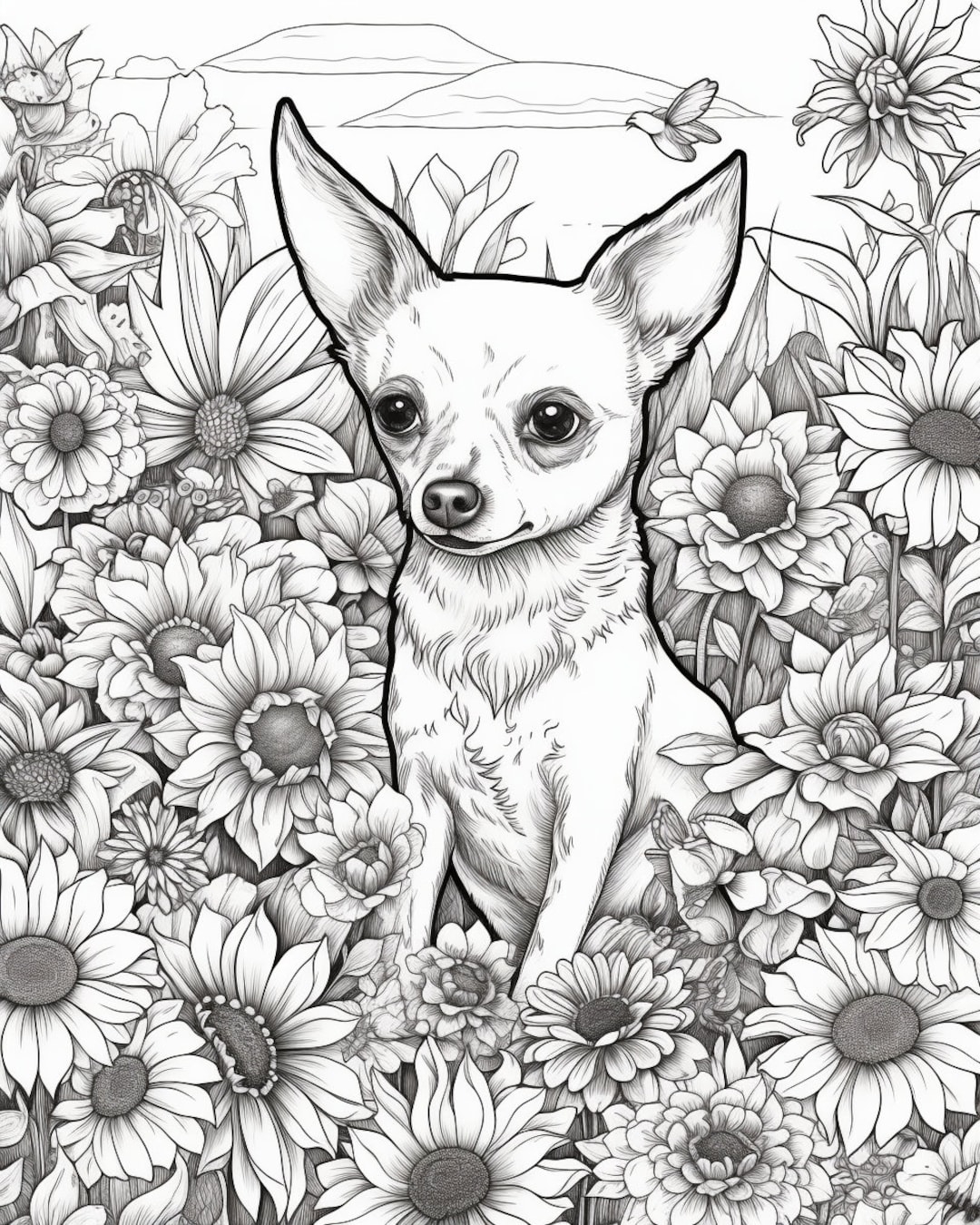 Chihuahua Coloring Page