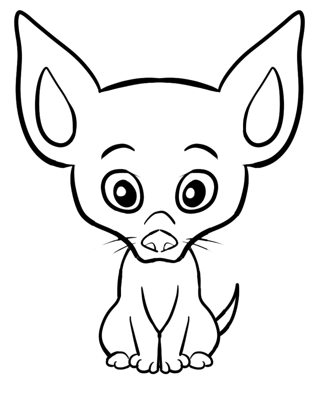 Chihuahua Coloring Pages Printables
