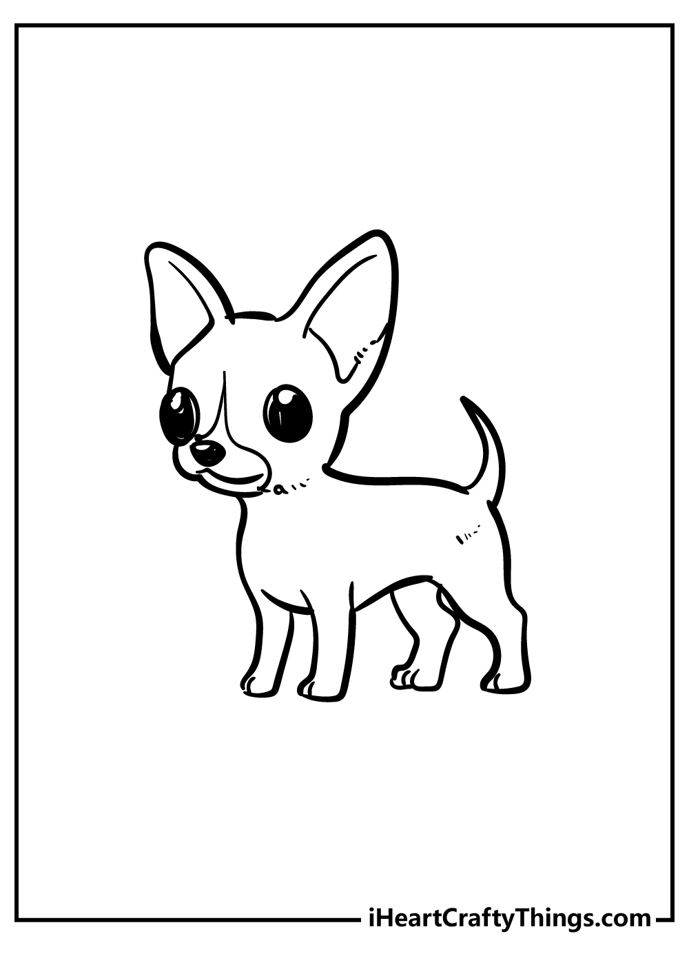 Chihuahua Puppy Coloring Pages