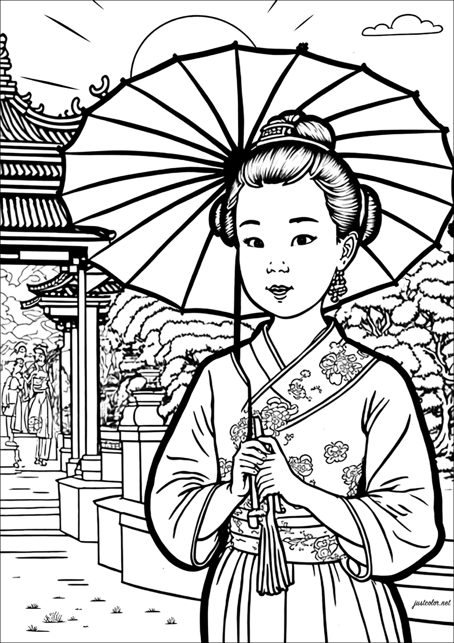 China Coloring Pages