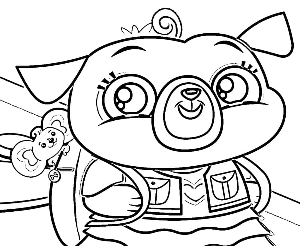 Chip And Potato Coloring Pages Printable Printable Templates