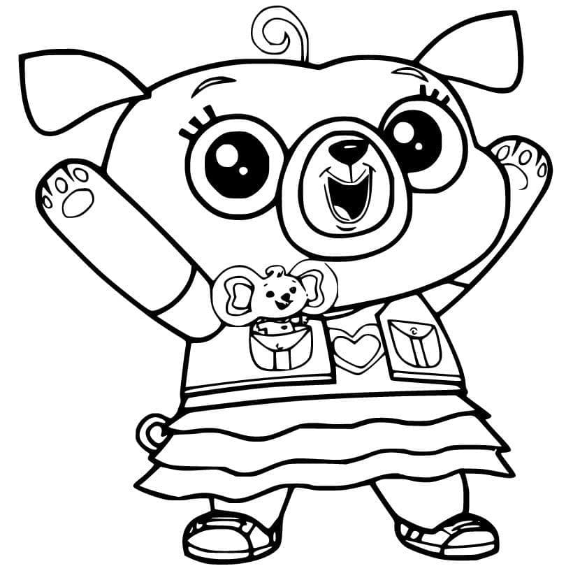 Chip And Potato Coloring Pages