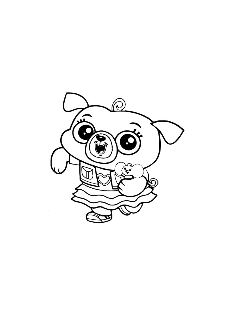 Chip And Potato Coloring Pages