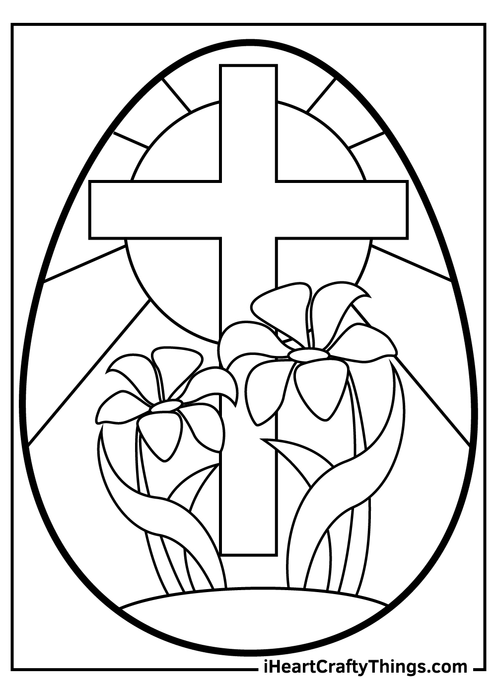 Christian Easter Color Sheets