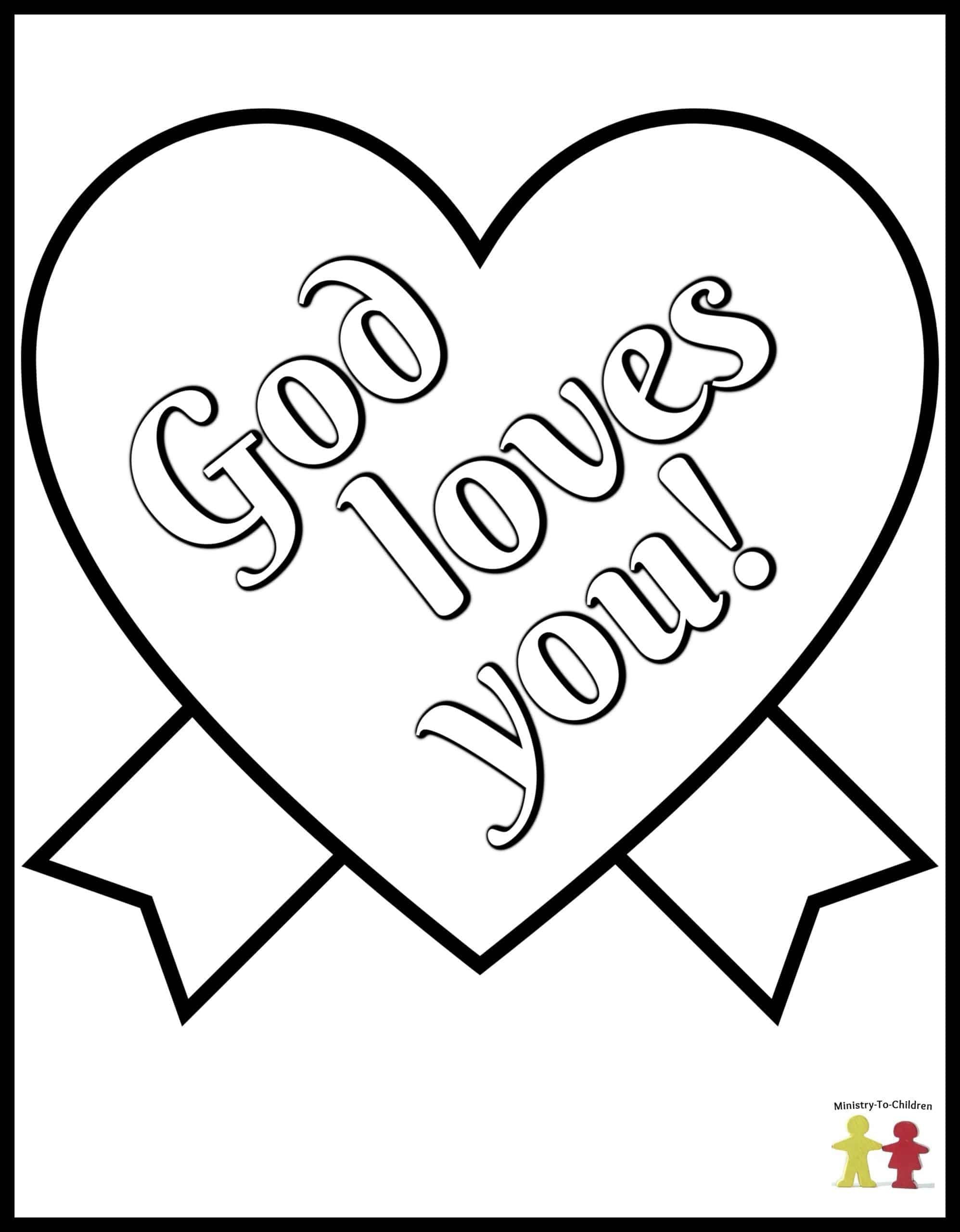 Christian Valentines Day Coloring Pages About Love 100 Free