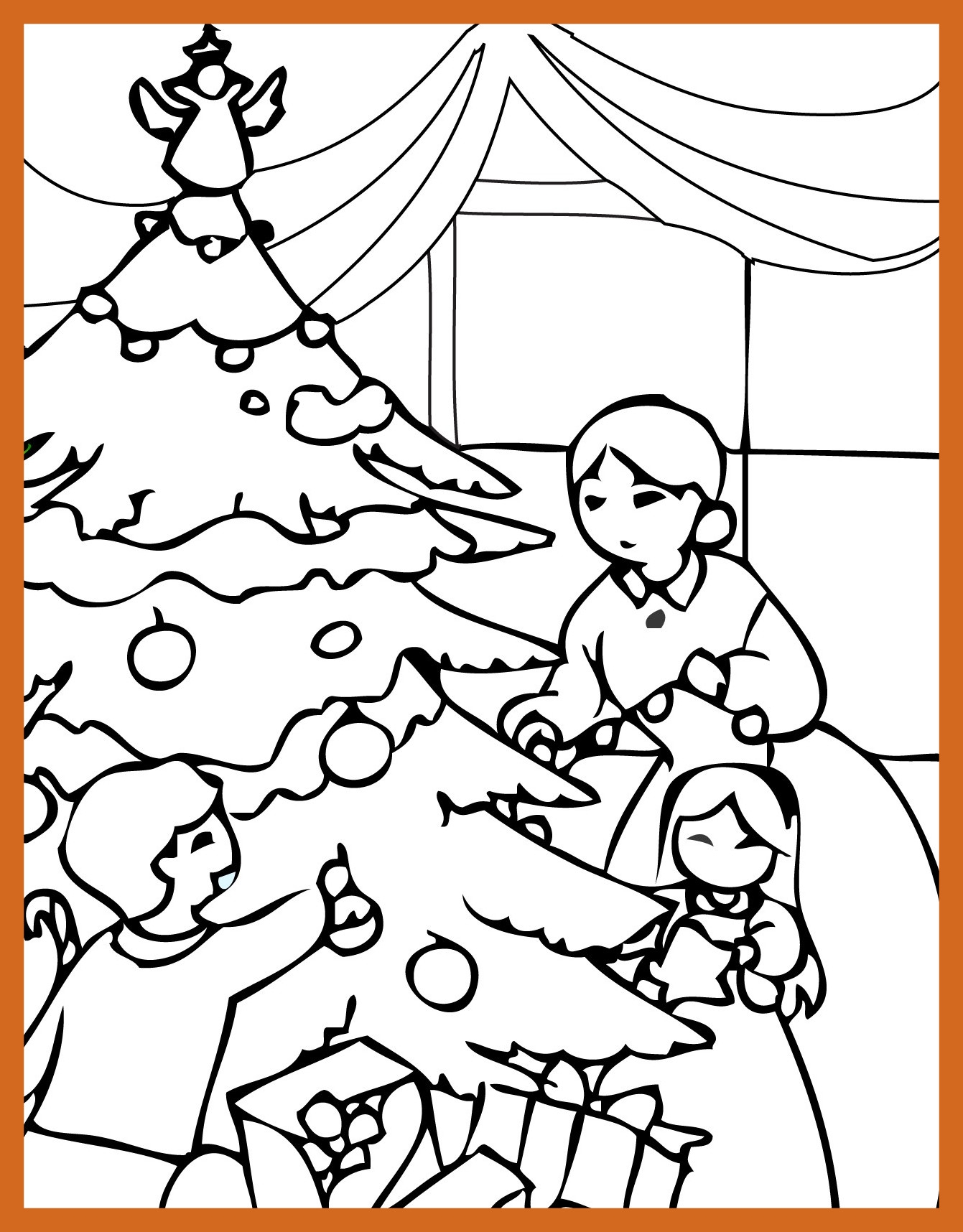 Christmas Family Coloring Pages At GetColorings Free Printable Colorings Pages To Print