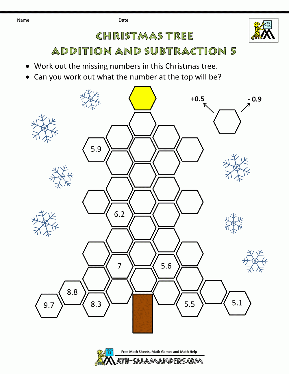 Christmas Math Activities