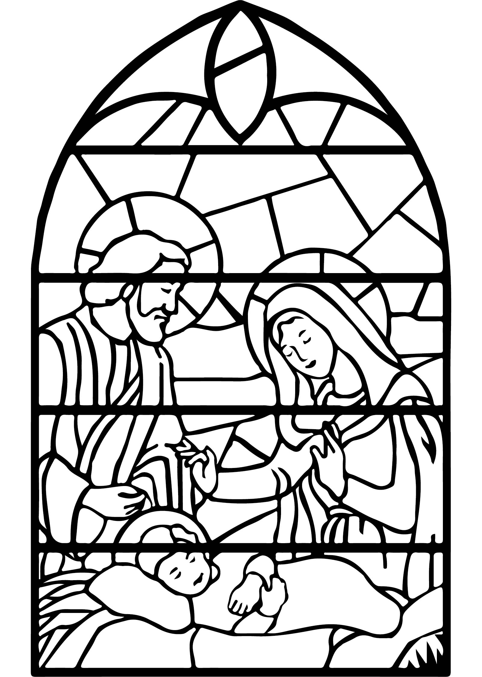 Jesus Birth Coloring Pages