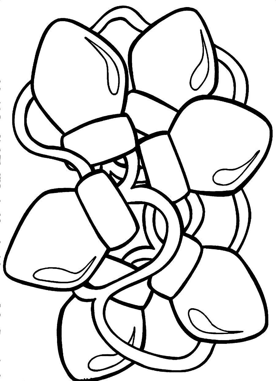 Christmas Tree Lights Coloring Pages At GetColorings Free Printable Colorings Pages To