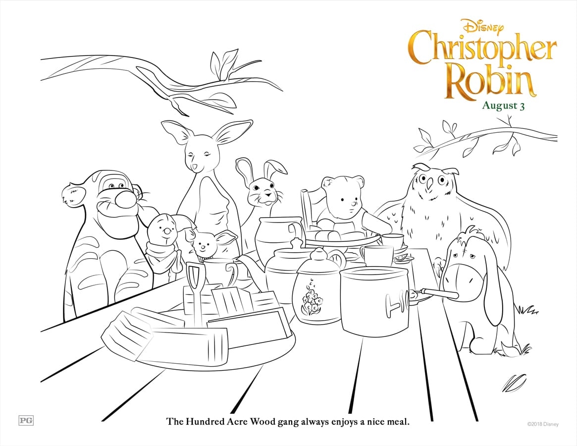 Christopher Robin Coloring Pages And Activity Sheets Crazy Adventures In Parenting