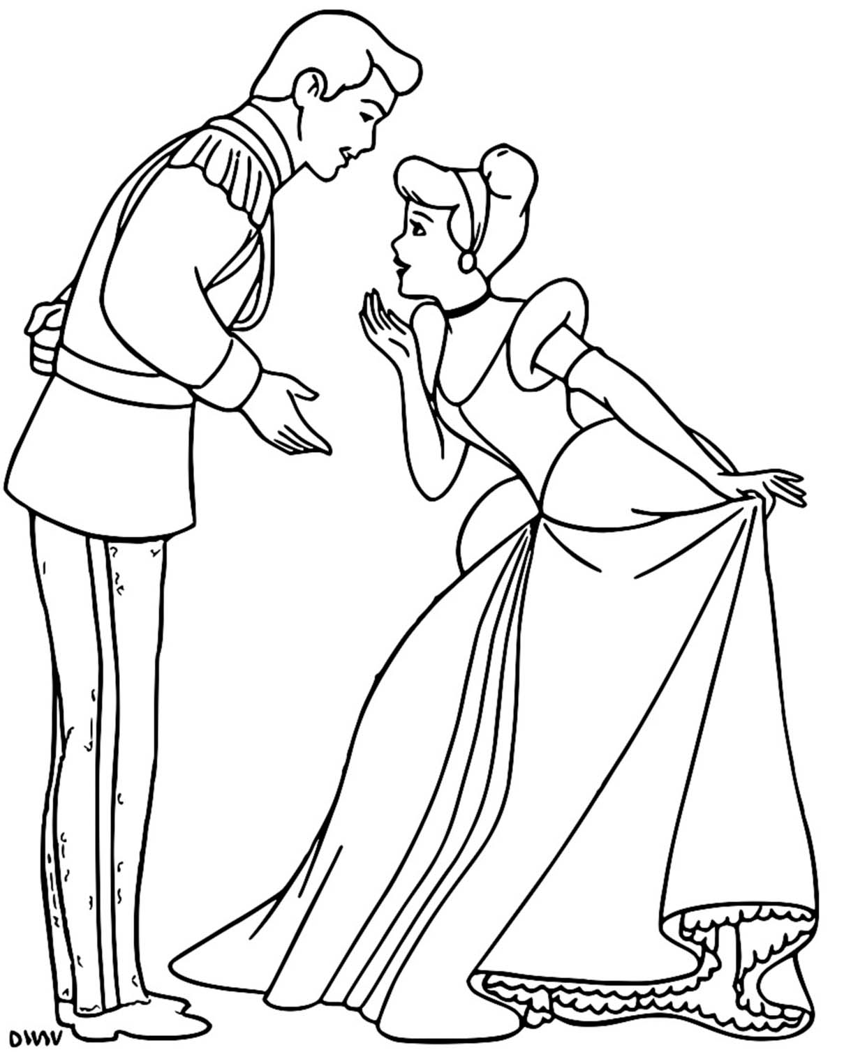 Prince Charming Coloring Pages