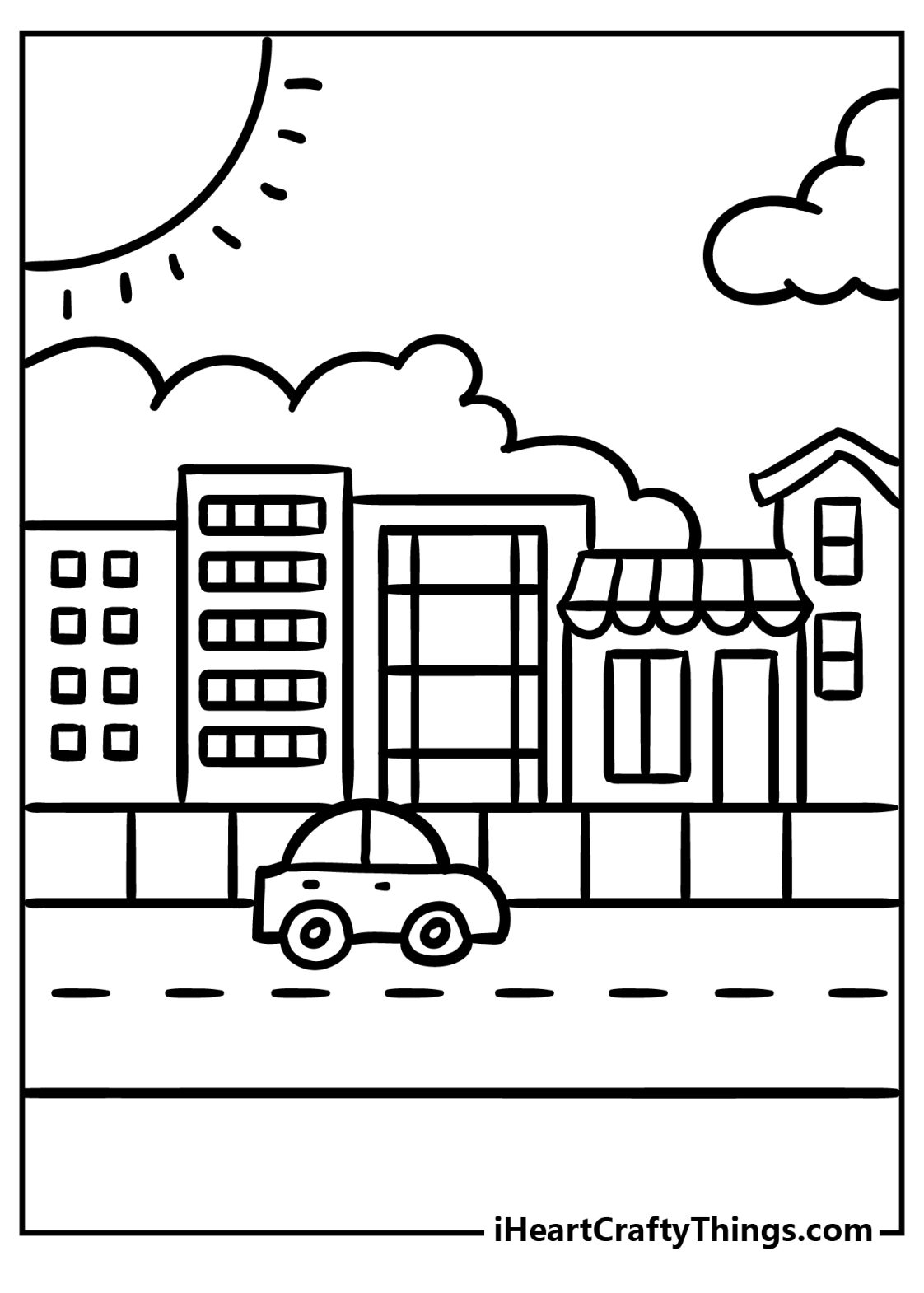 City Coloring Pages 100 Free Printables