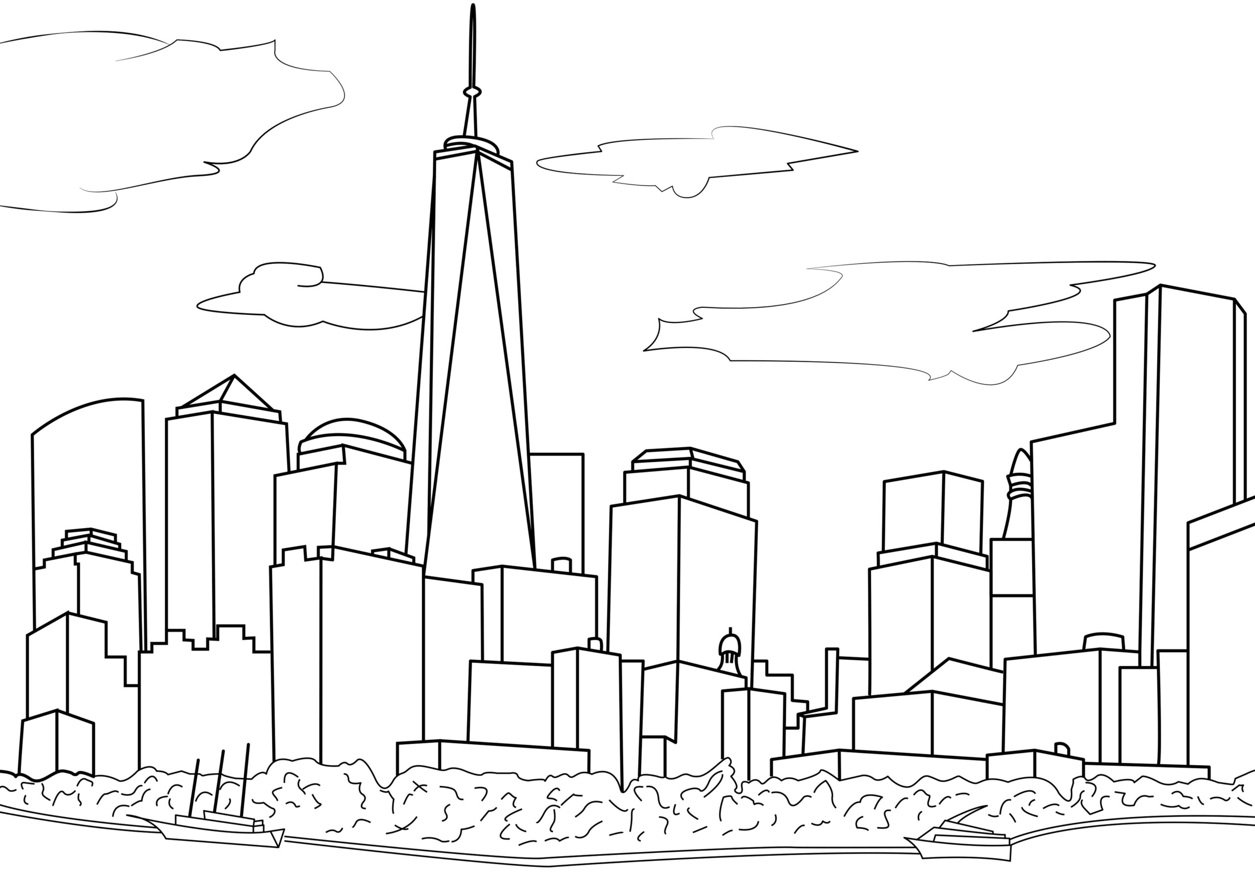 City Coloring Pages Best Coloring Pages For Kids