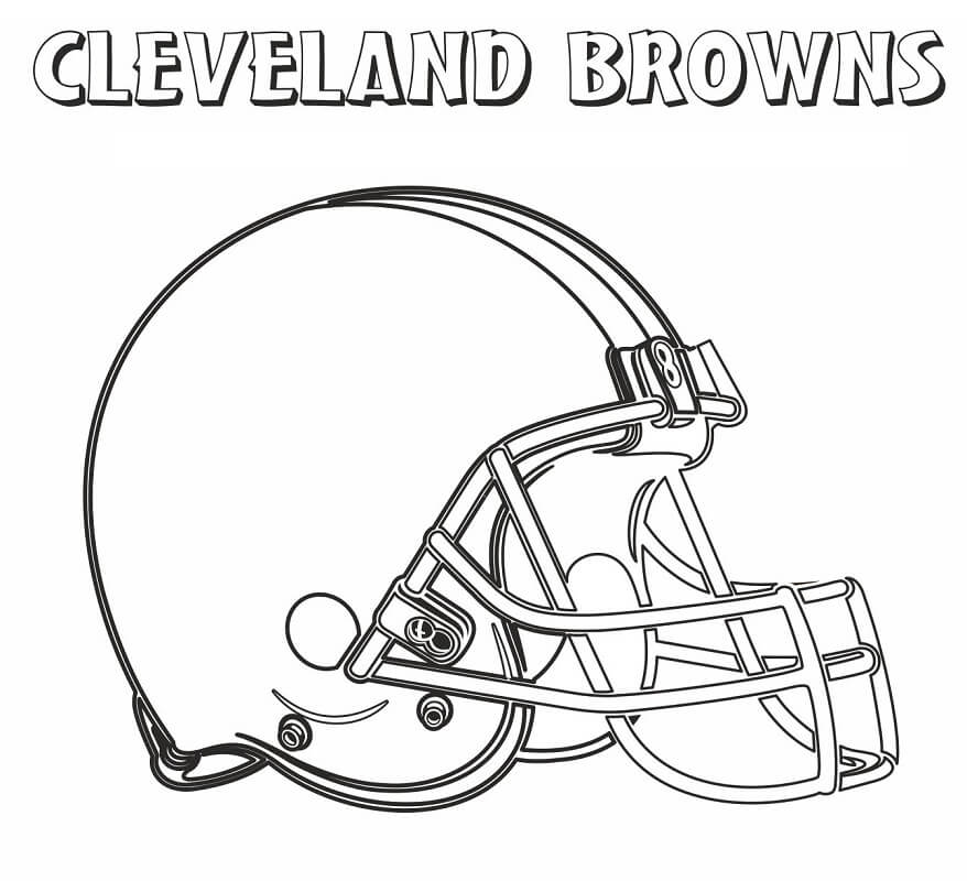 Cleveland Browns Logo Coloring Pages Coloring Pages