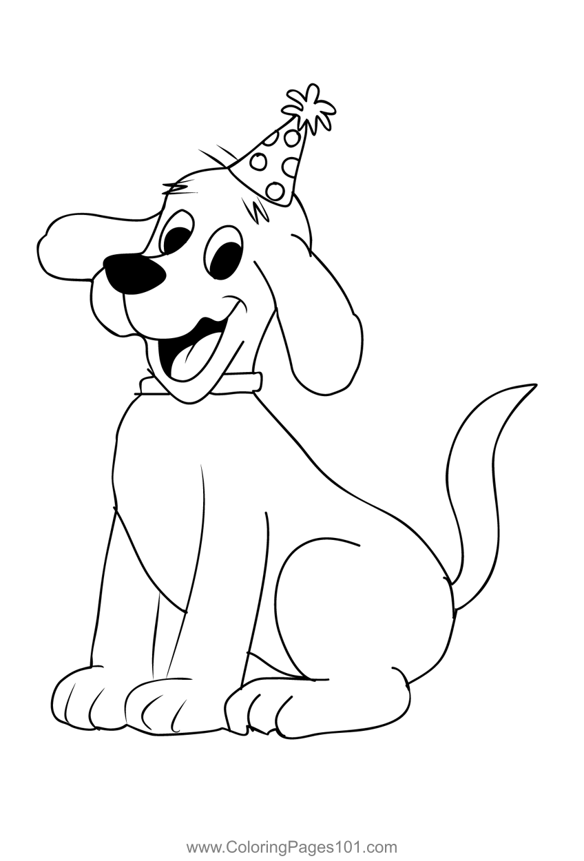 Clifford 2 Coloring Page For Kids Free Clifford The Big Red Dog Printable Coloring Pages