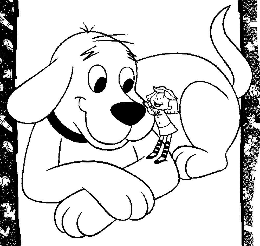 Clifford Coloring Pages To Print Coloring Home