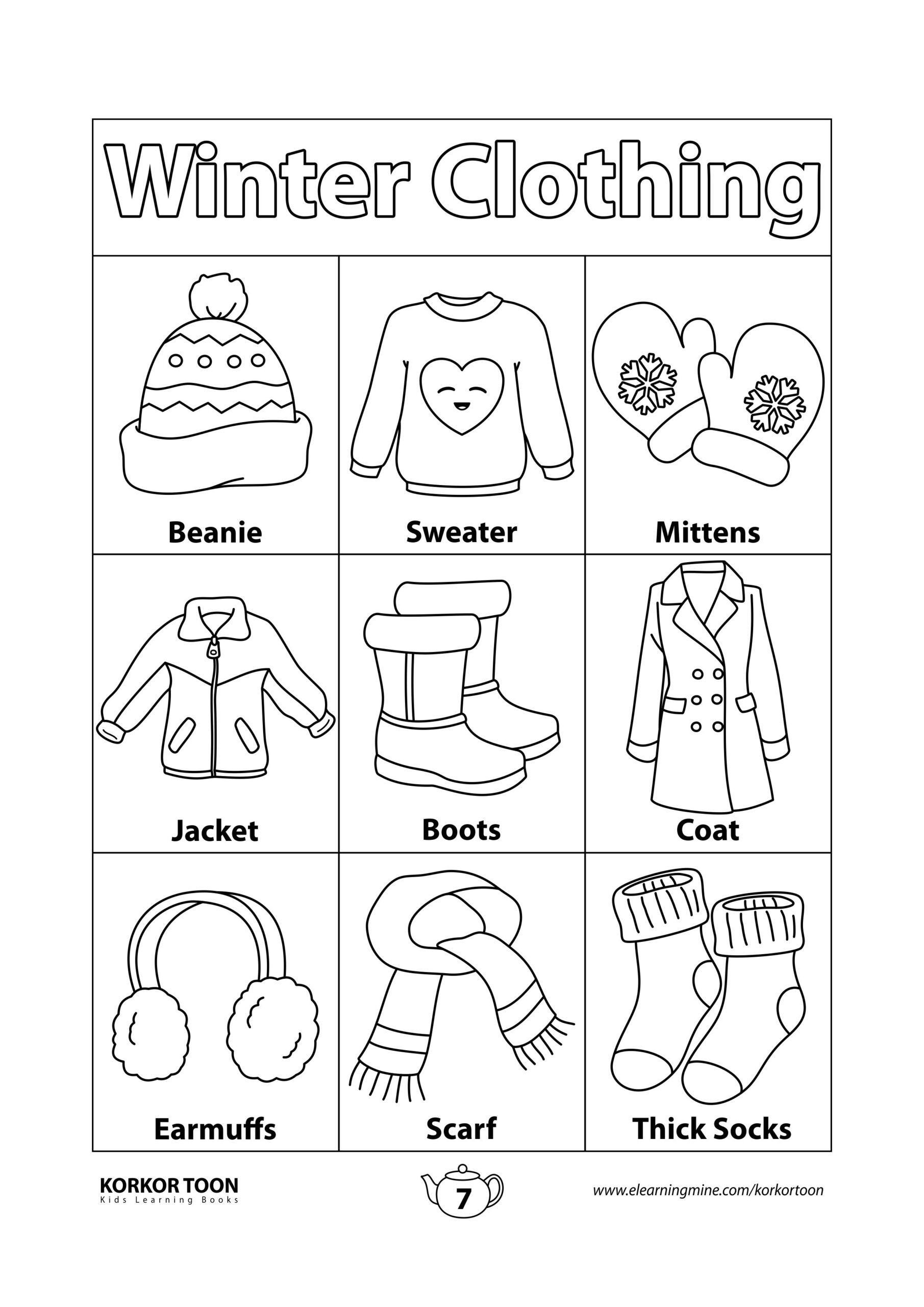 Clothing Coloring Pages Free Printables JaylenoiChan