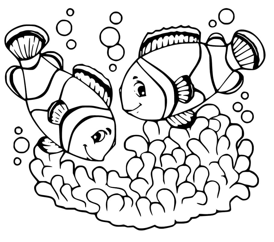 Clownfish Coloring Pages