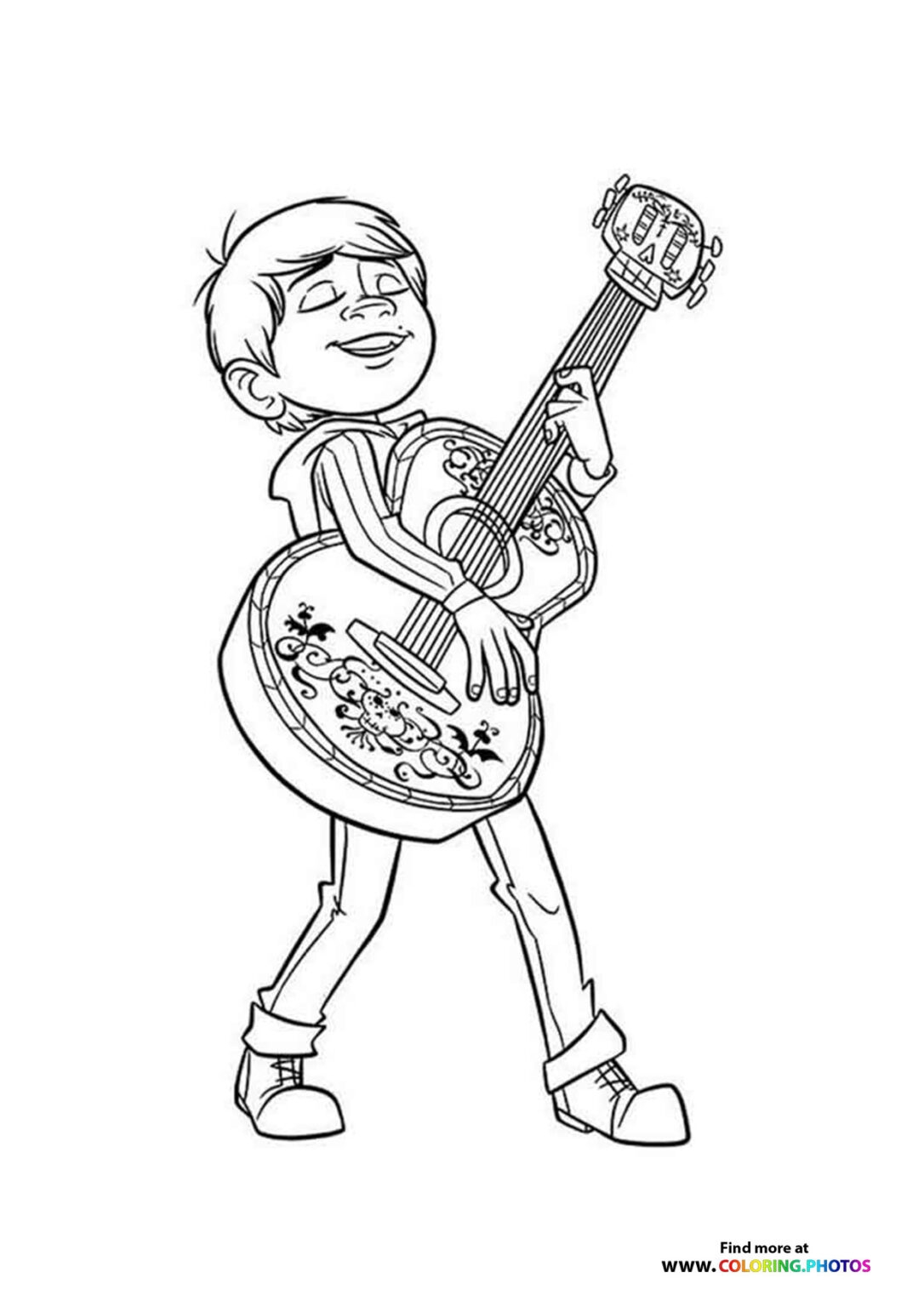 Dante Coco Coloring Pages
