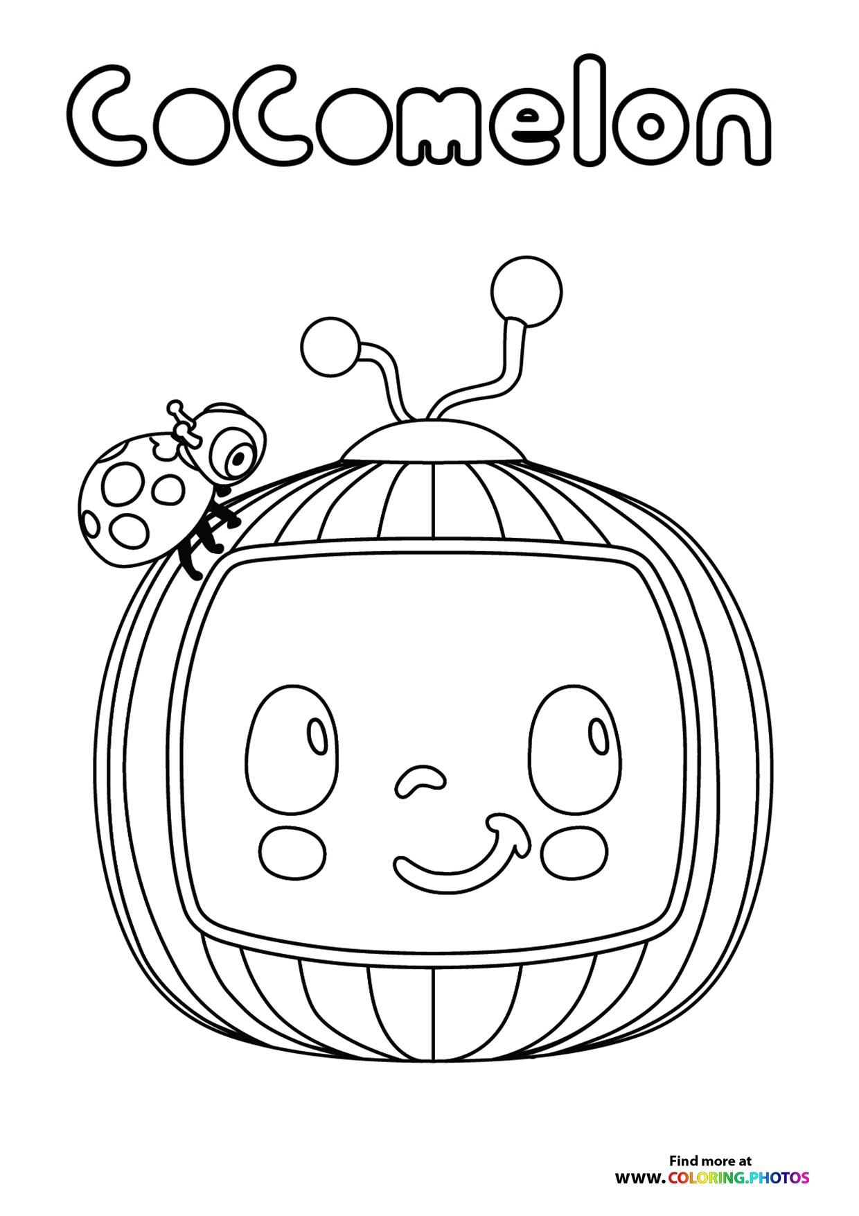 Cocomelon Coloring Page